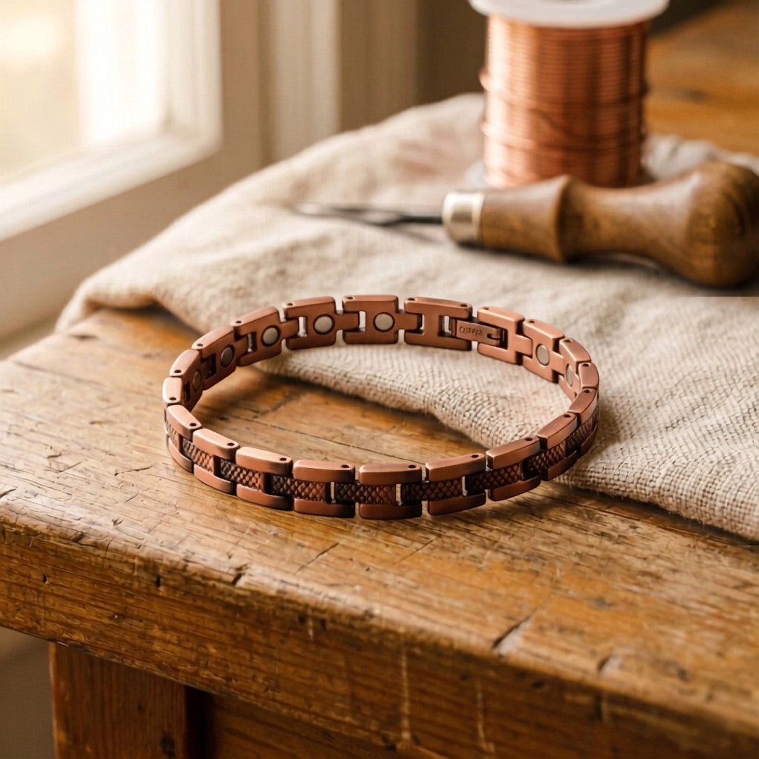 Bracelet de cheville en cuivre ferro d&