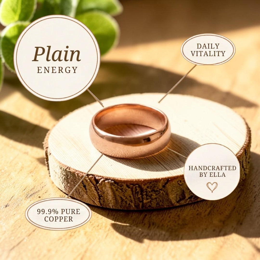 Bague en cuivre épurée d&