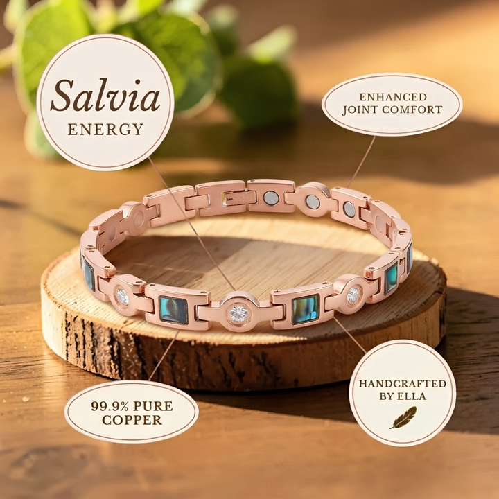 Bracelet en cuivre massif Salvia d&
