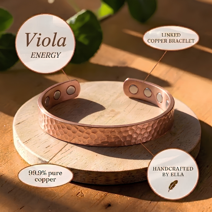 Bracelet en cuivre Viola par Ella