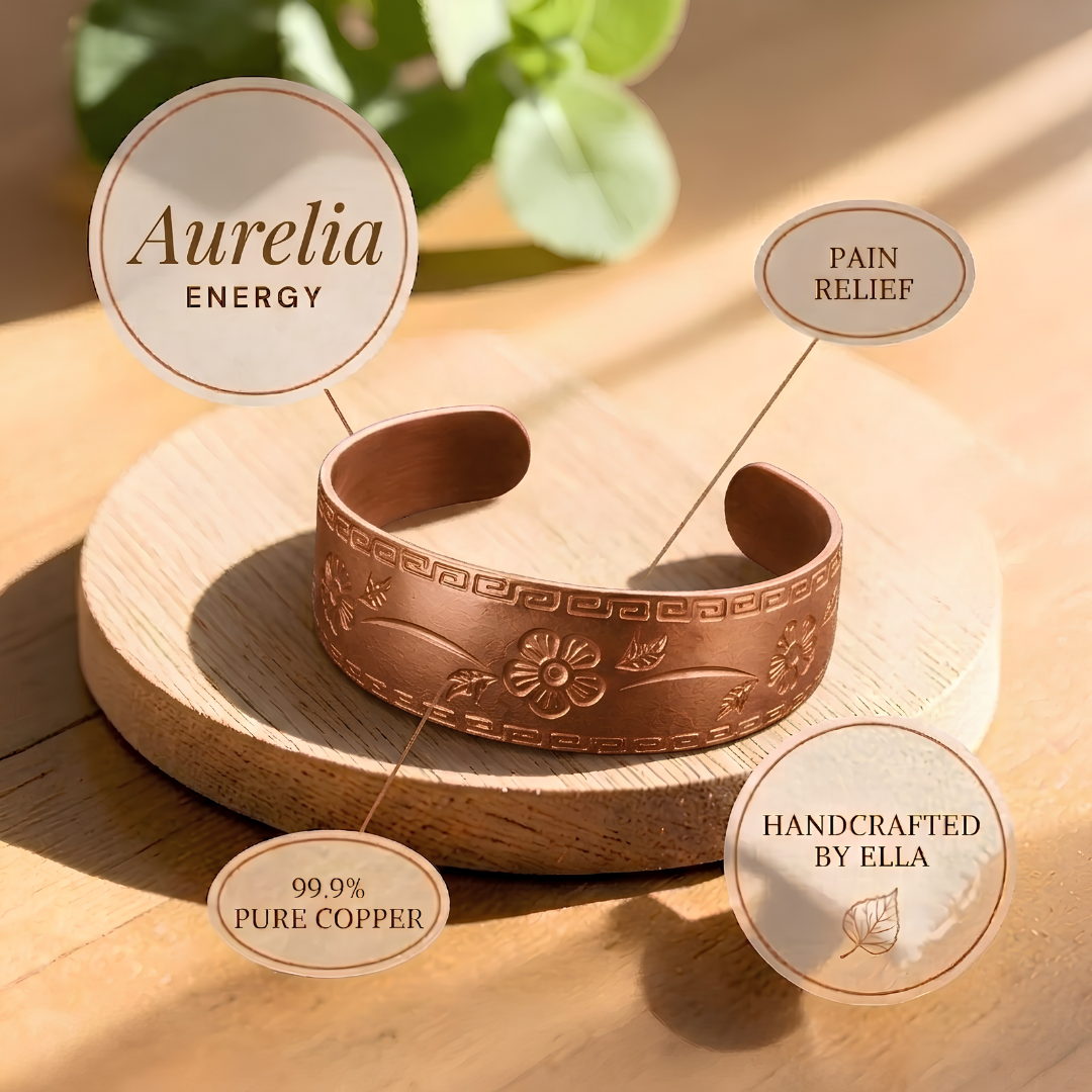 Bracelet en cuivre Aurelia par Ella