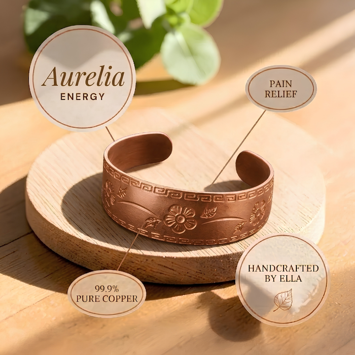 Bracelet en cuivre Aurelia par Ella