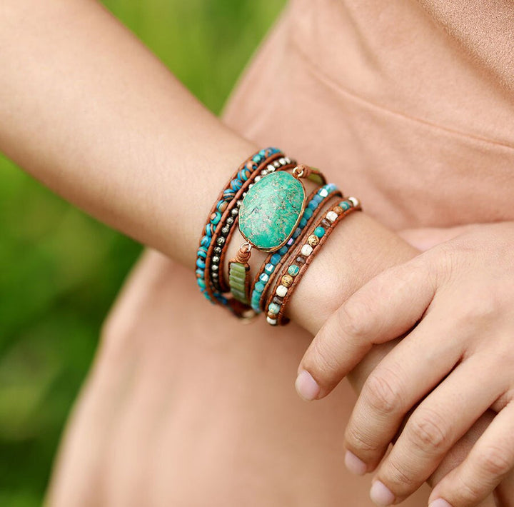 Bracelet de Protection en Amazonite