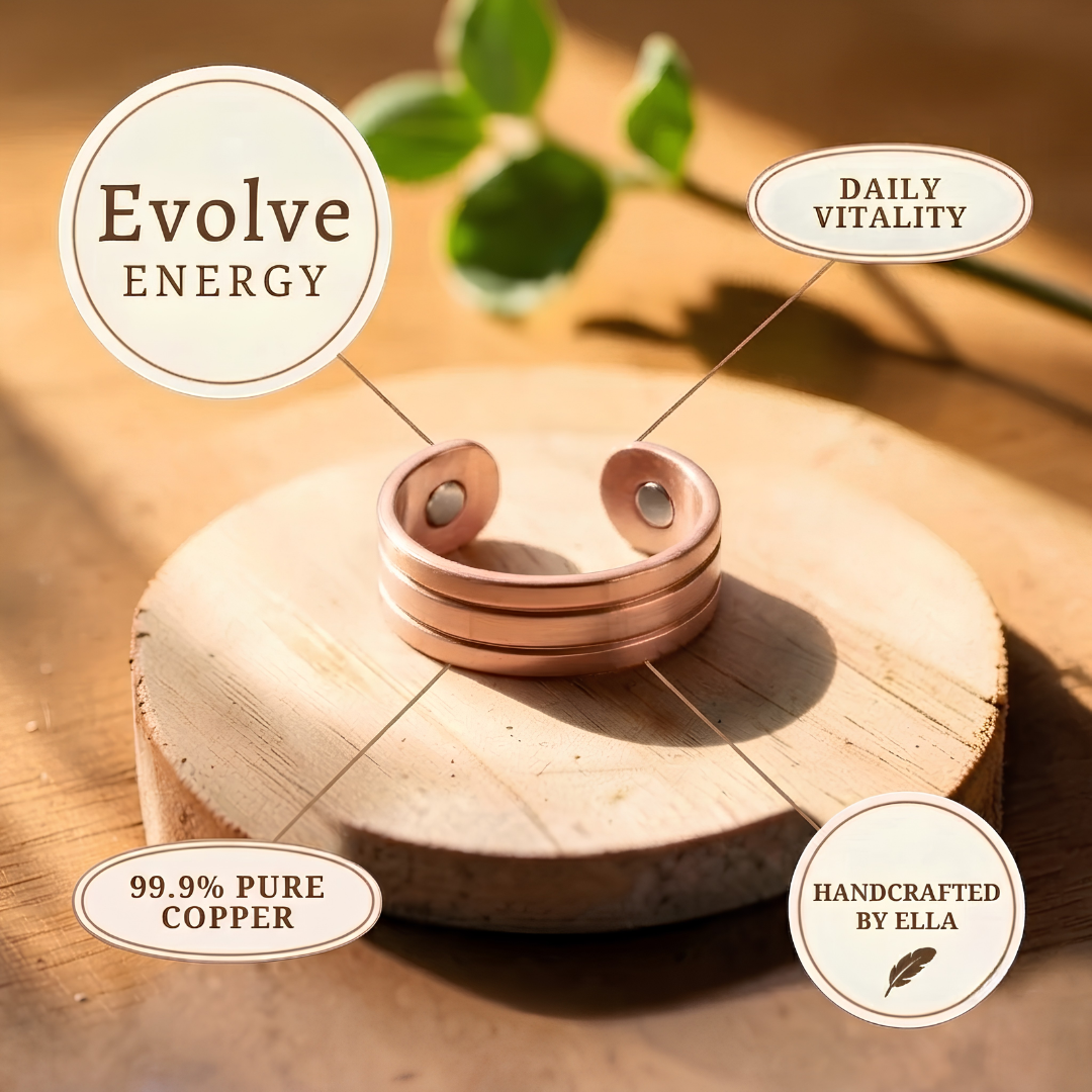 Bague Evolve en cuivre d&