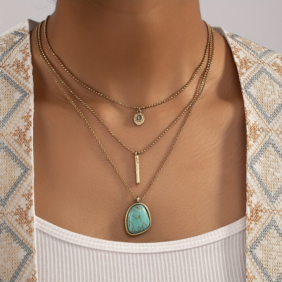Collier Boho à trois niveaux