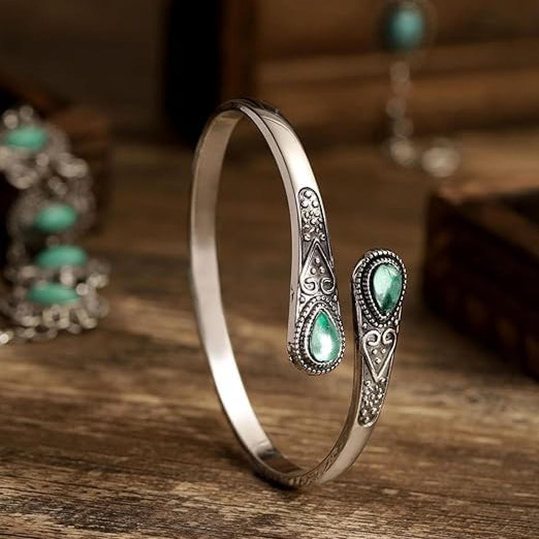 Bracelet en Pierre Immitation au Style Ethnique