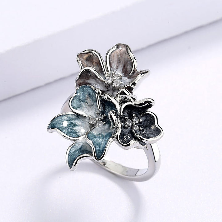 Bague Fleur de Jardin au Clair de Lune