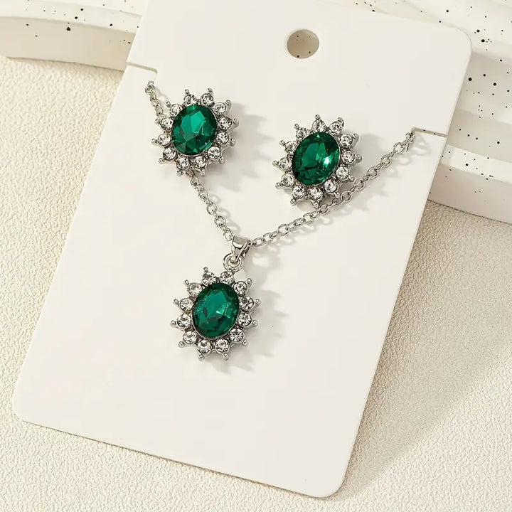 Katya Smeryn Jewellery Set | White Gold