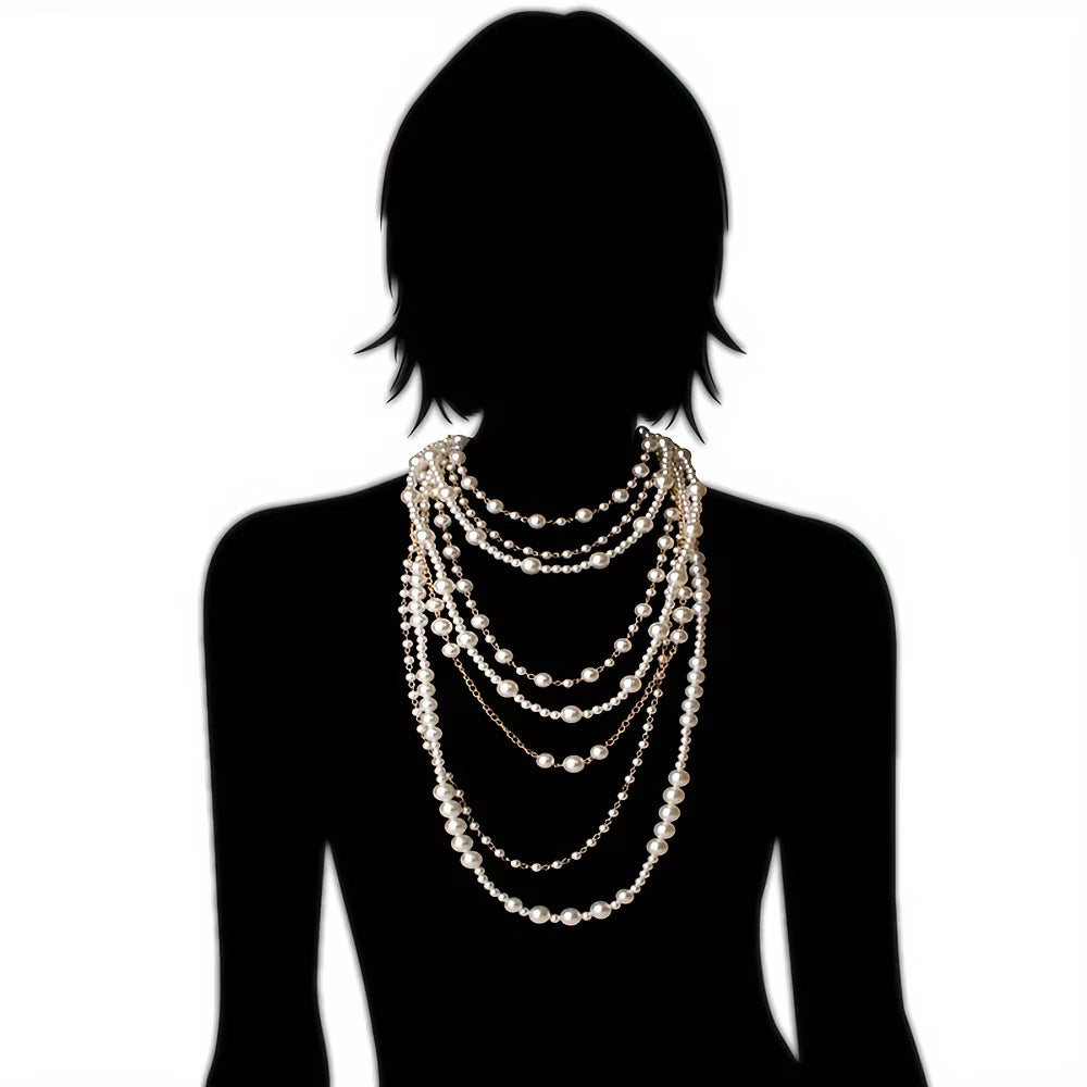Ensemble de bijoux Boho à perles multi-couches