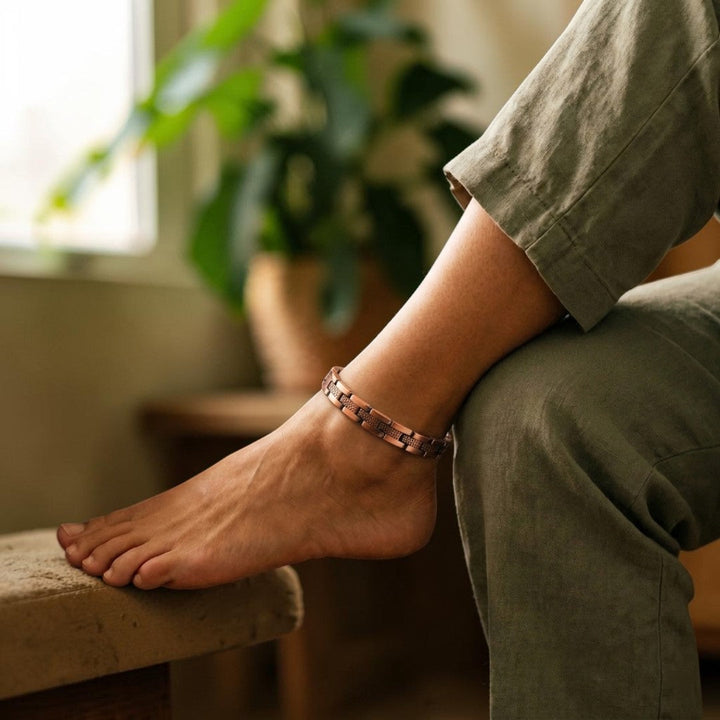 Bracelet de cheville en cuivre ferro d&