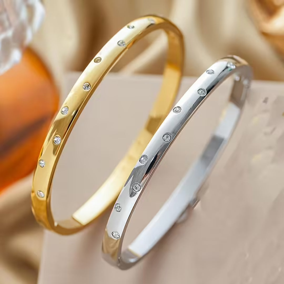 Timeless Gold Zirconia Bracelet
