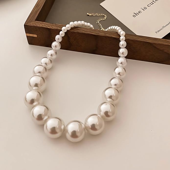 Ensemble de Bijoux Classiques en Perles Vintage