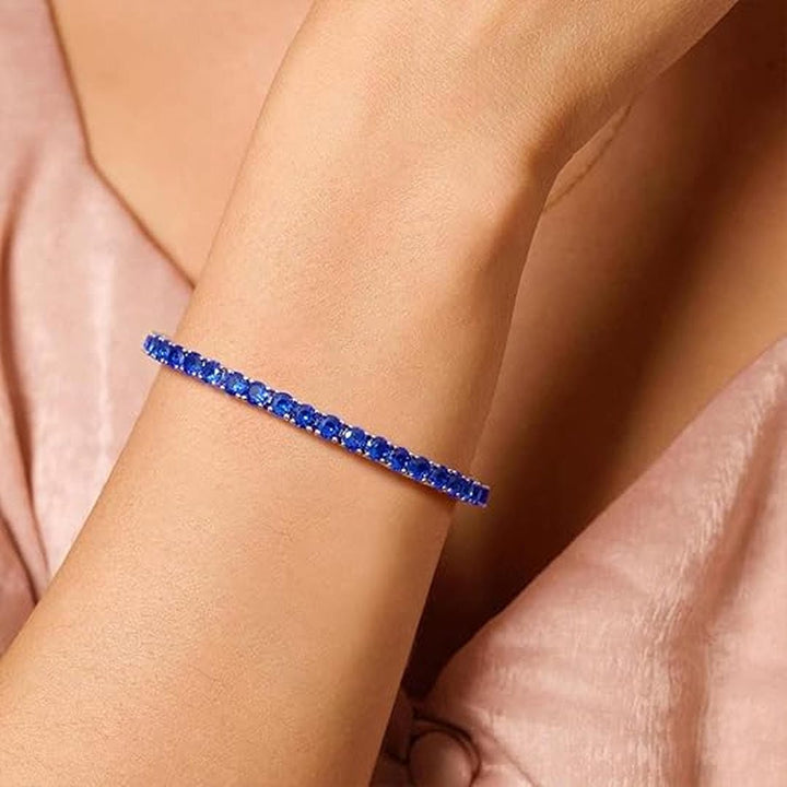 Bracelet Tennis en Saphir
