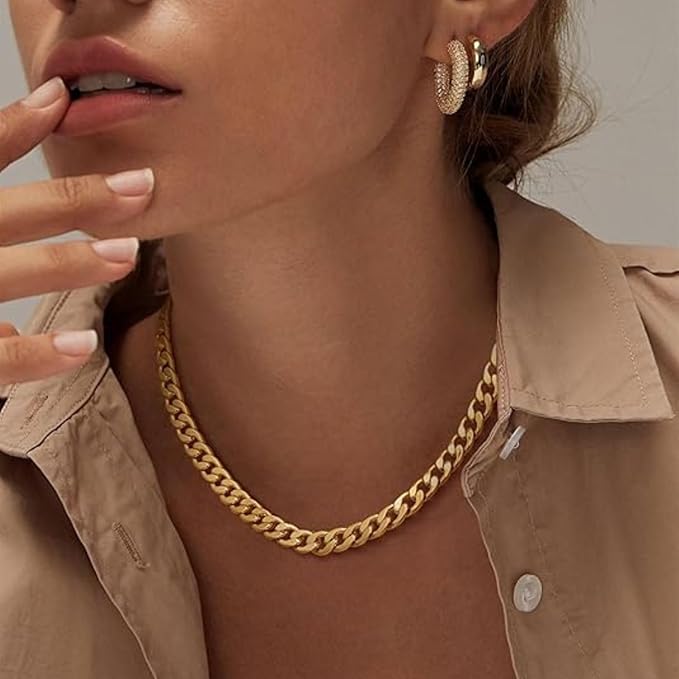 Collier en maillons cubains