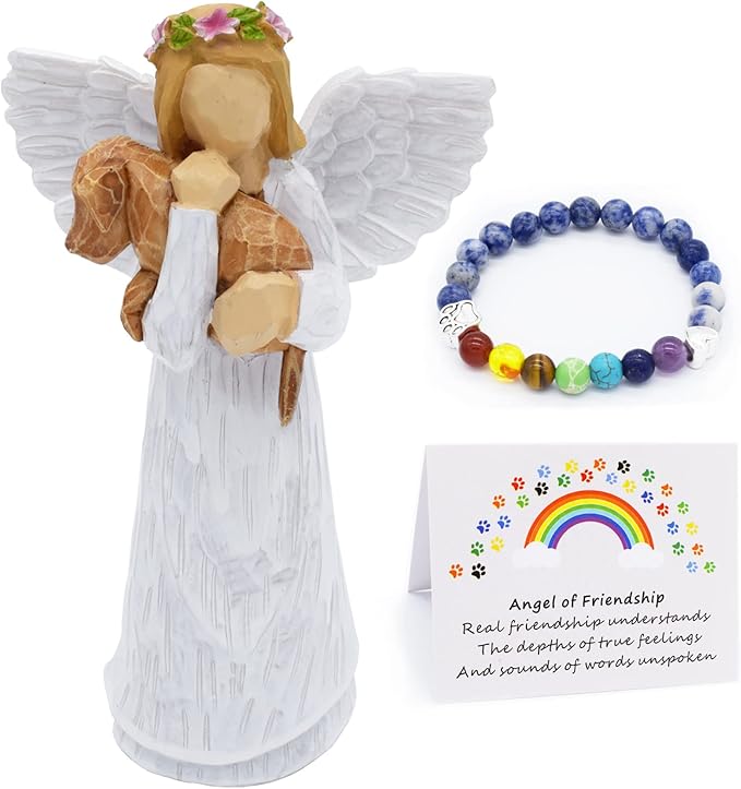 Coffret Cadeau Mémorial pour Chien avec Figurine d&