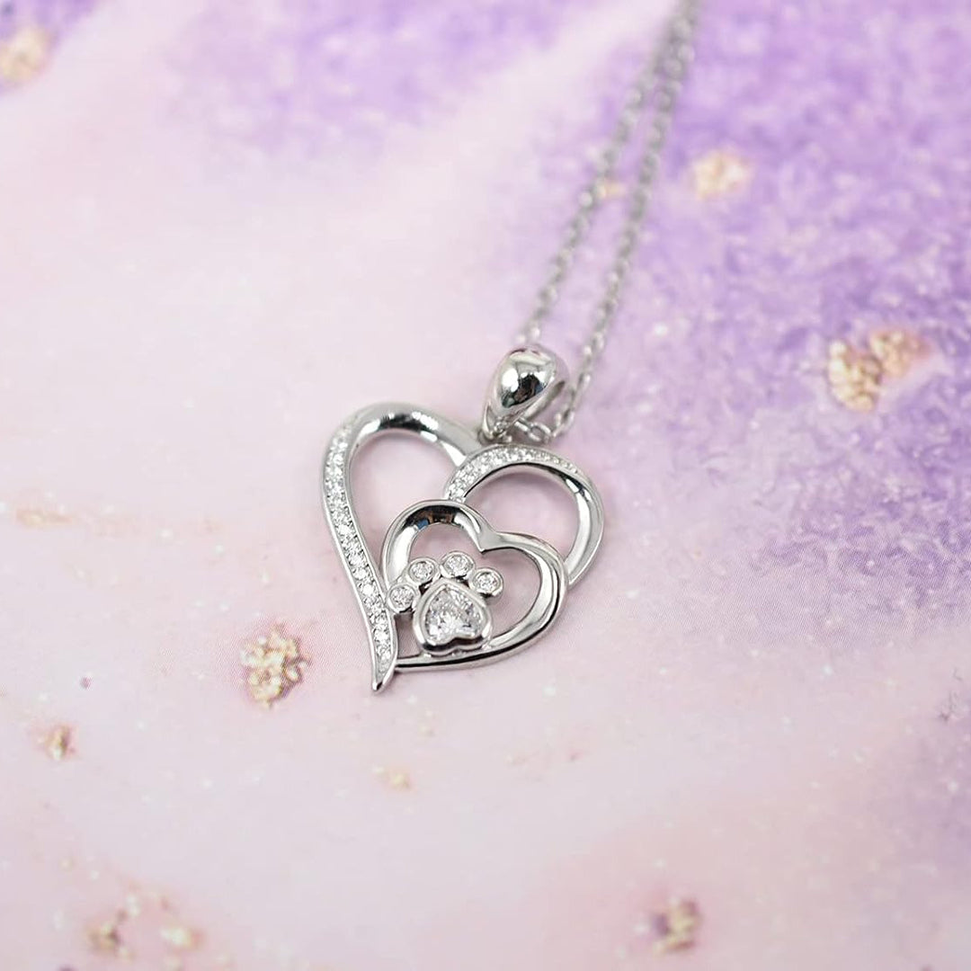 Collier Délicat Pattes de Coeur