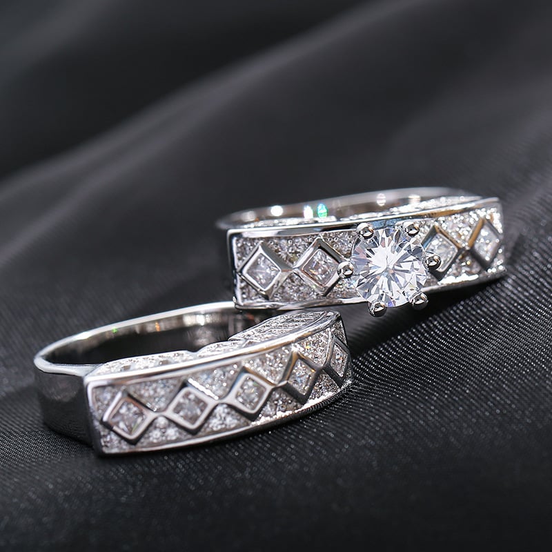 Ensemble de Bagues en Zircon Vent Froid
