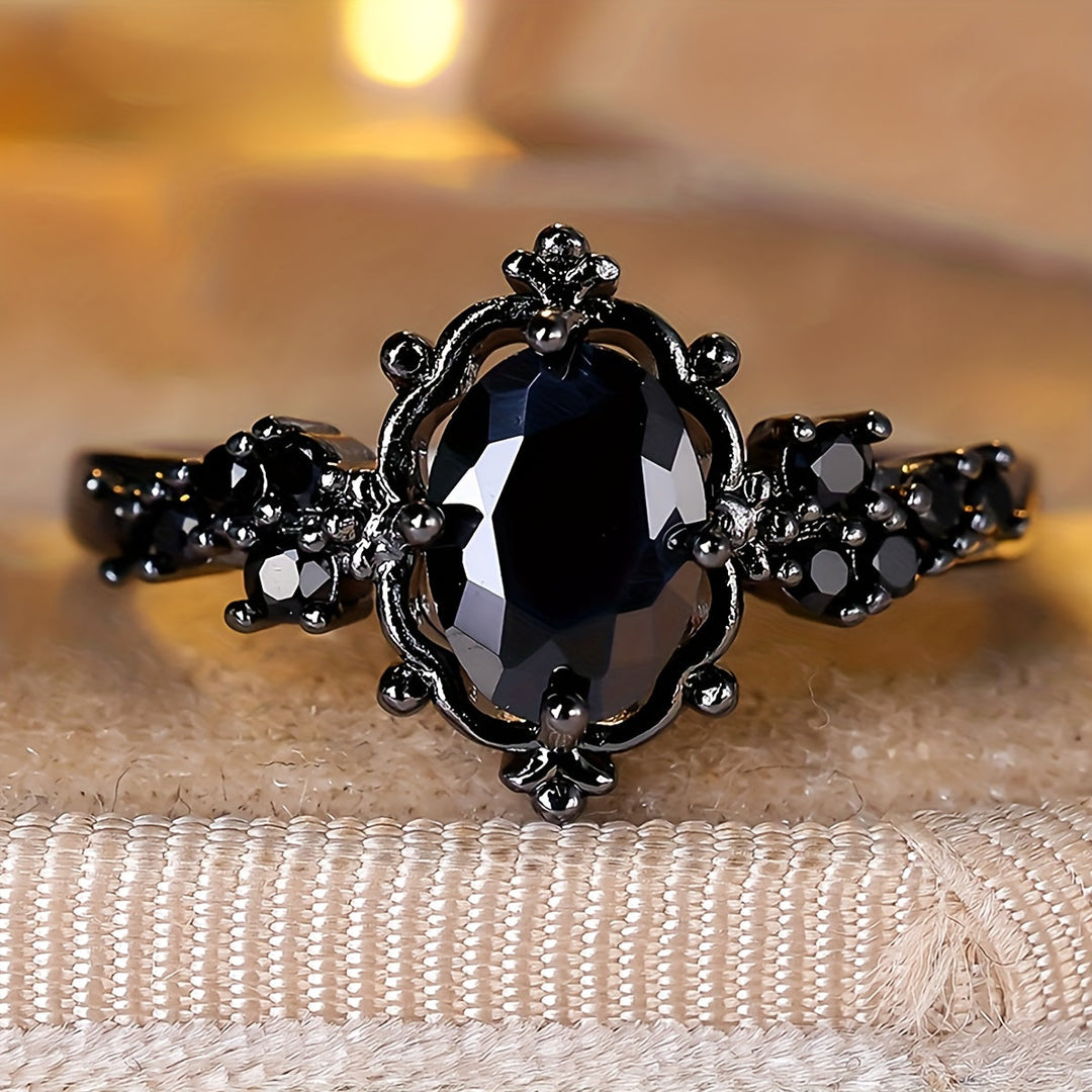 Bague Onyx Éclat Noir