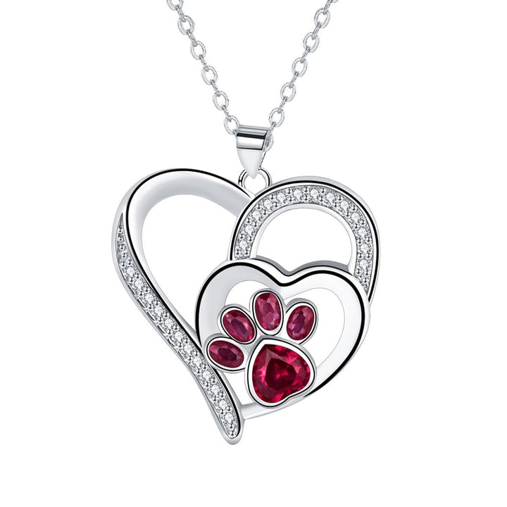 Collier Élégant Empreinte de Patte