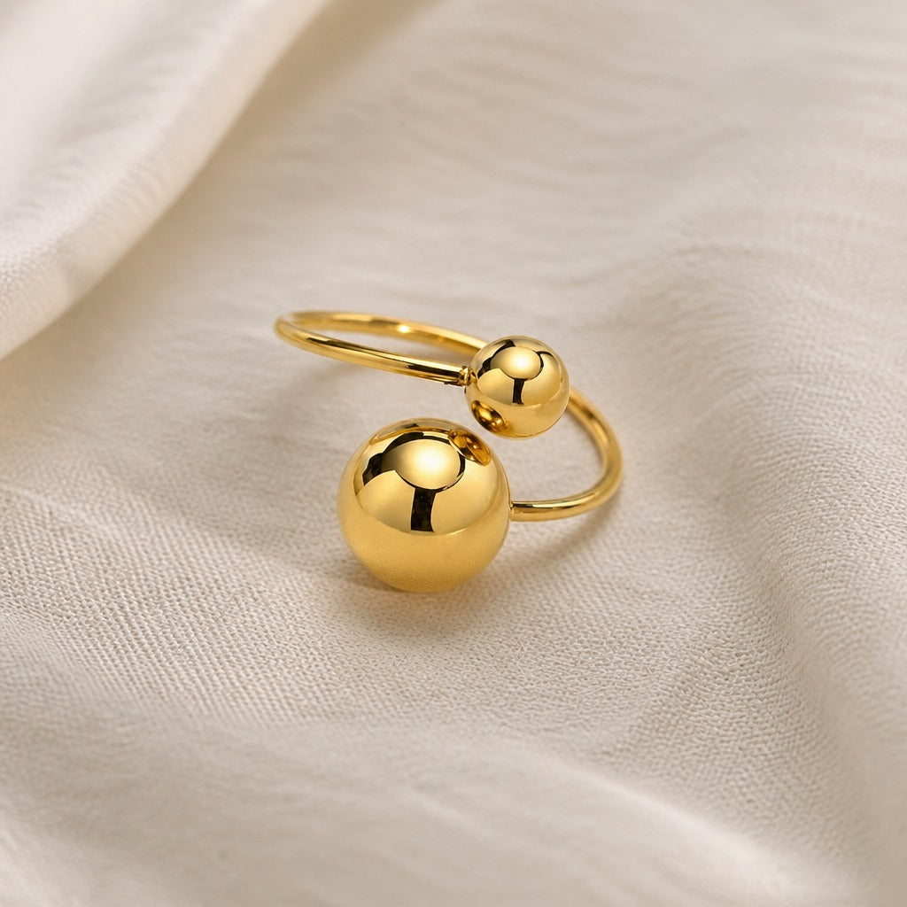 Bague Sphère Dorée Camille