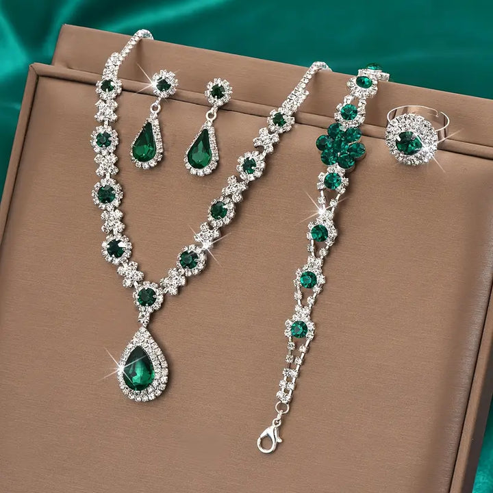 Alessia Lyselle Jewellery Set | White Gold