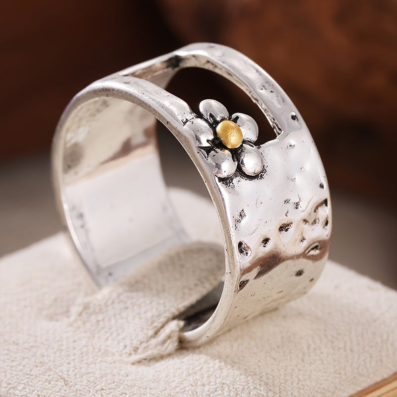 Bague Affirmation Fleur Artisanale
