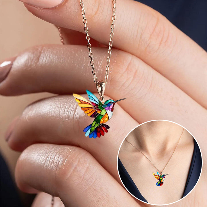 Collier Colibri Multicolore