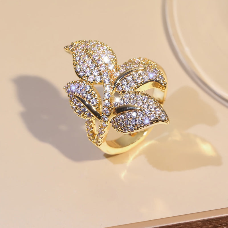 Bague Ajustable Trèfle Classique