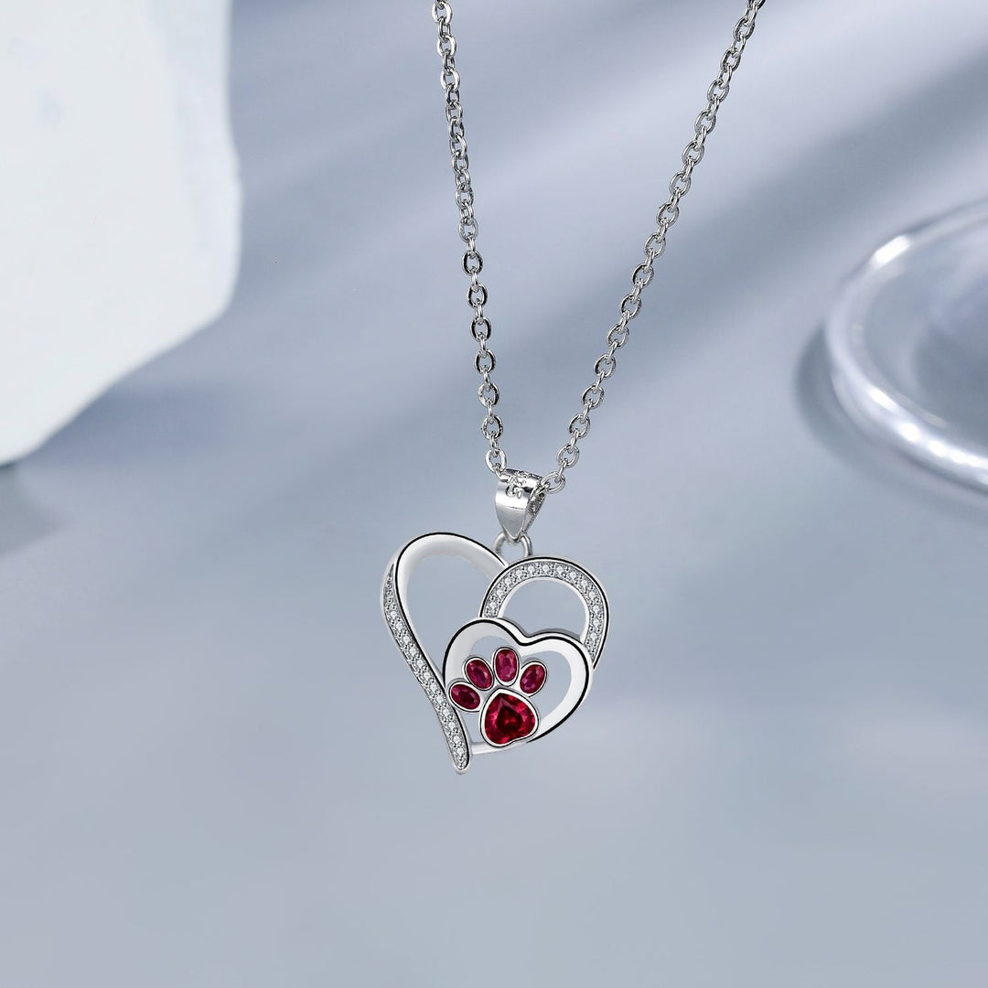 Collier Élégant Empreinte de Patte