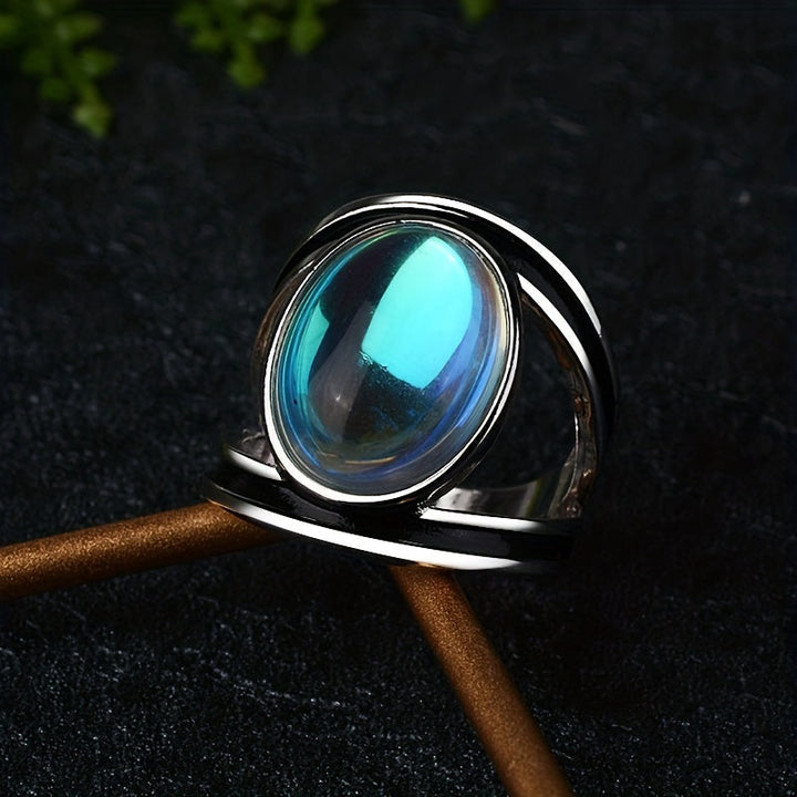 Bague en argent ornée d&