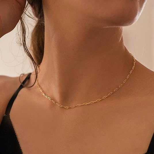 Layered Ruby Necklace with Clip | Gold