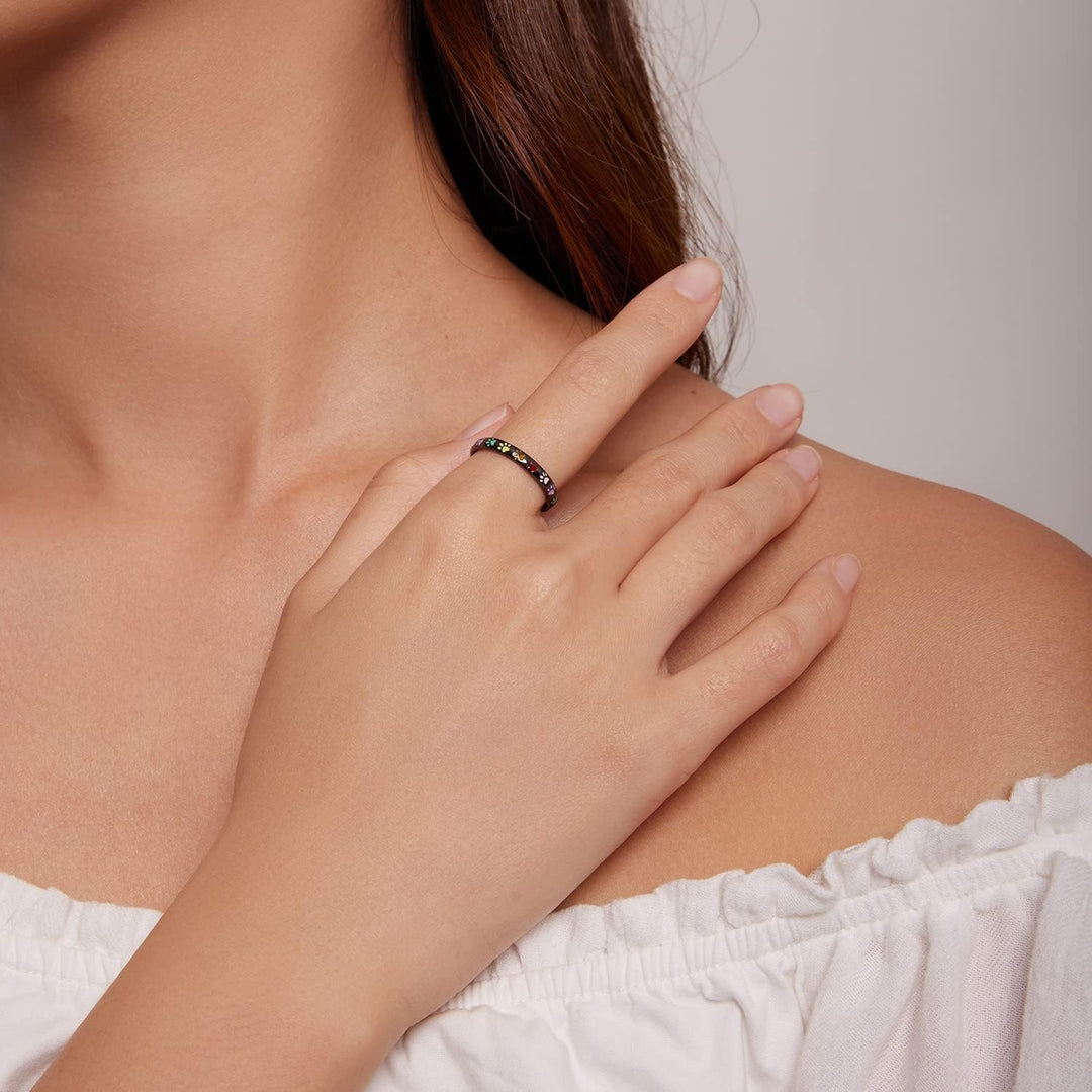 Bague en Argent Sterling au Design de Patte