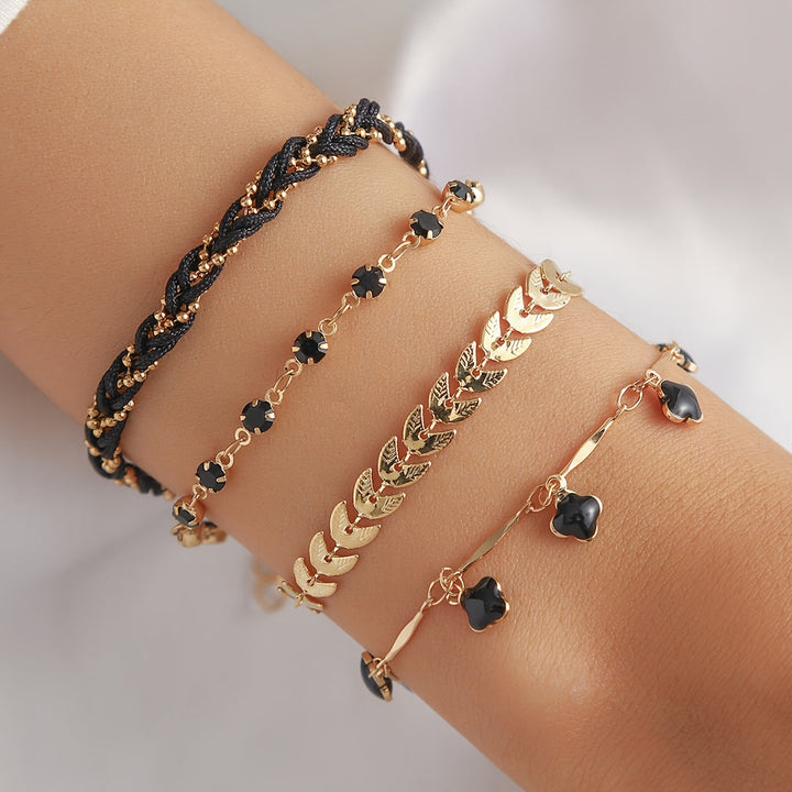 Bracelet Éternel en Zirconium Noir