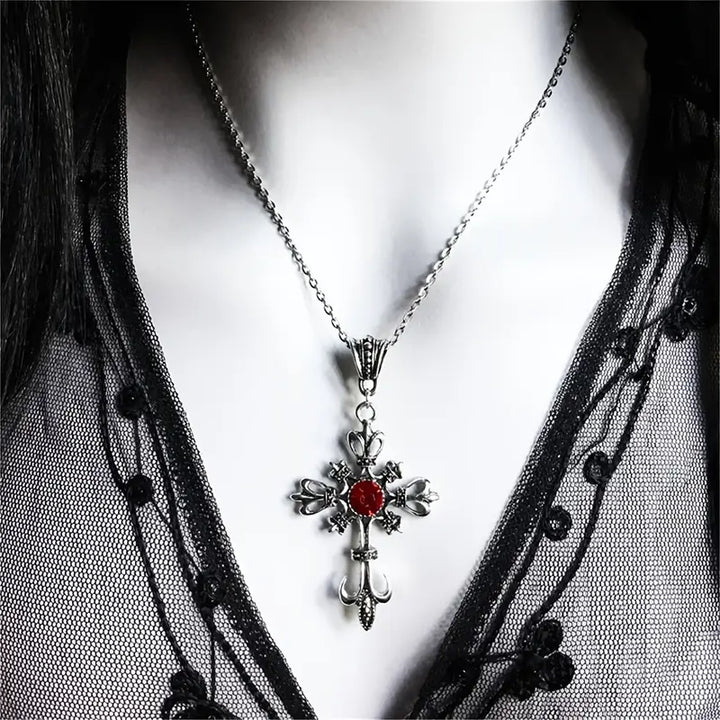 Collier en or blanc Veldrith Noirelle