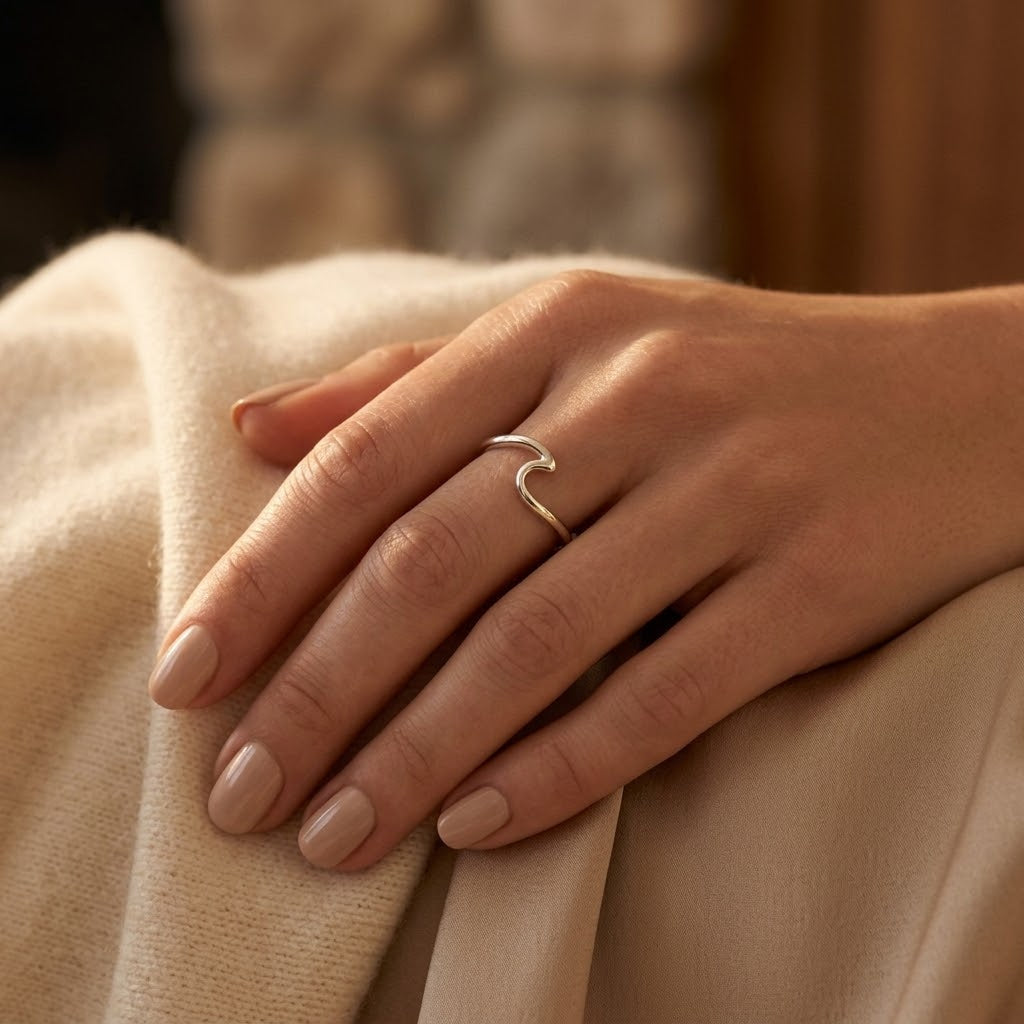 Minimalist Open Silver Ring