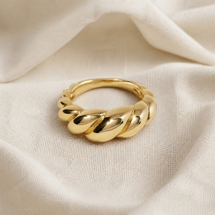 Bague Déclaration Dôme Sculpté