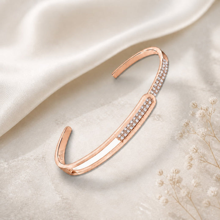 Bracelet Ouvert en Zircon Cubique