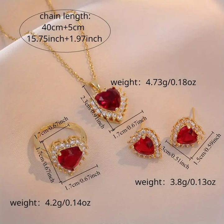 Anavelle Roubella Jewellery Set | Gold