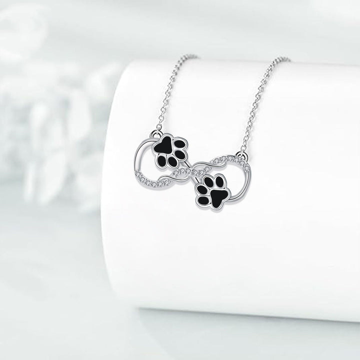 Collier Pendentif Infini en Zirconium