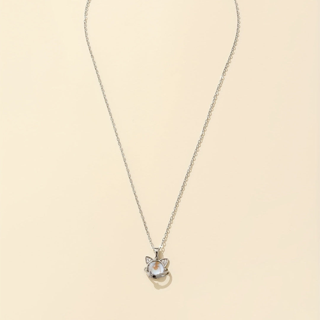 Collier en pierre de lune avec pendentif adorable