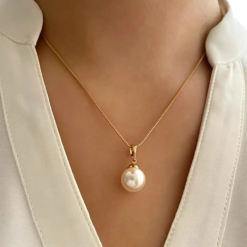 Collier élégant en perles gracieuses