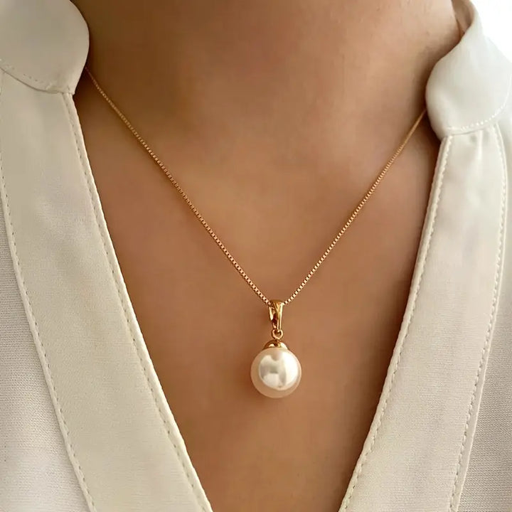 Collier élégant en perles gracieuses