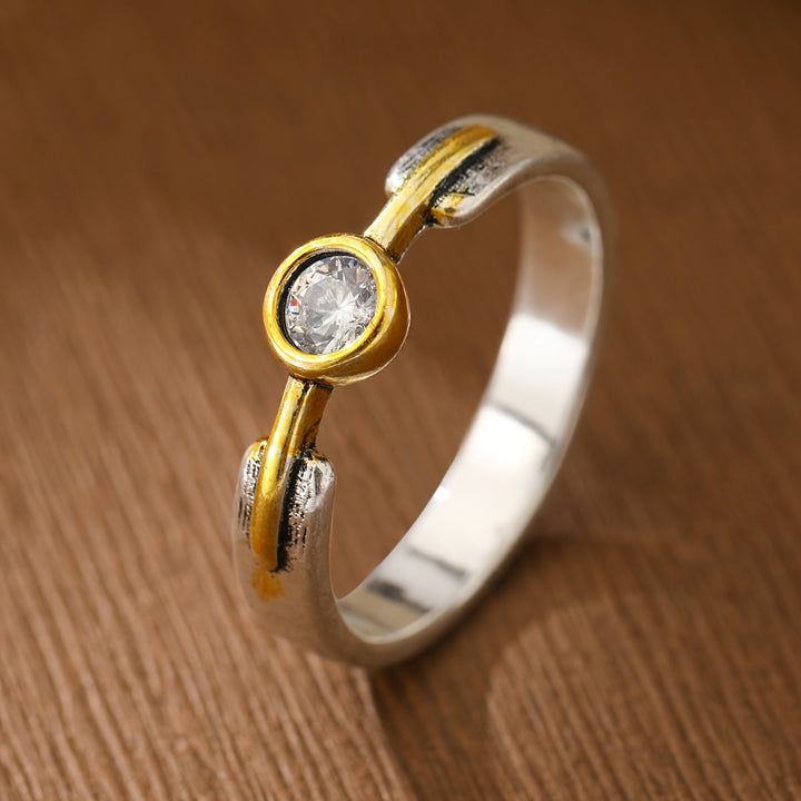 Bague Minimaliste en Zirconia