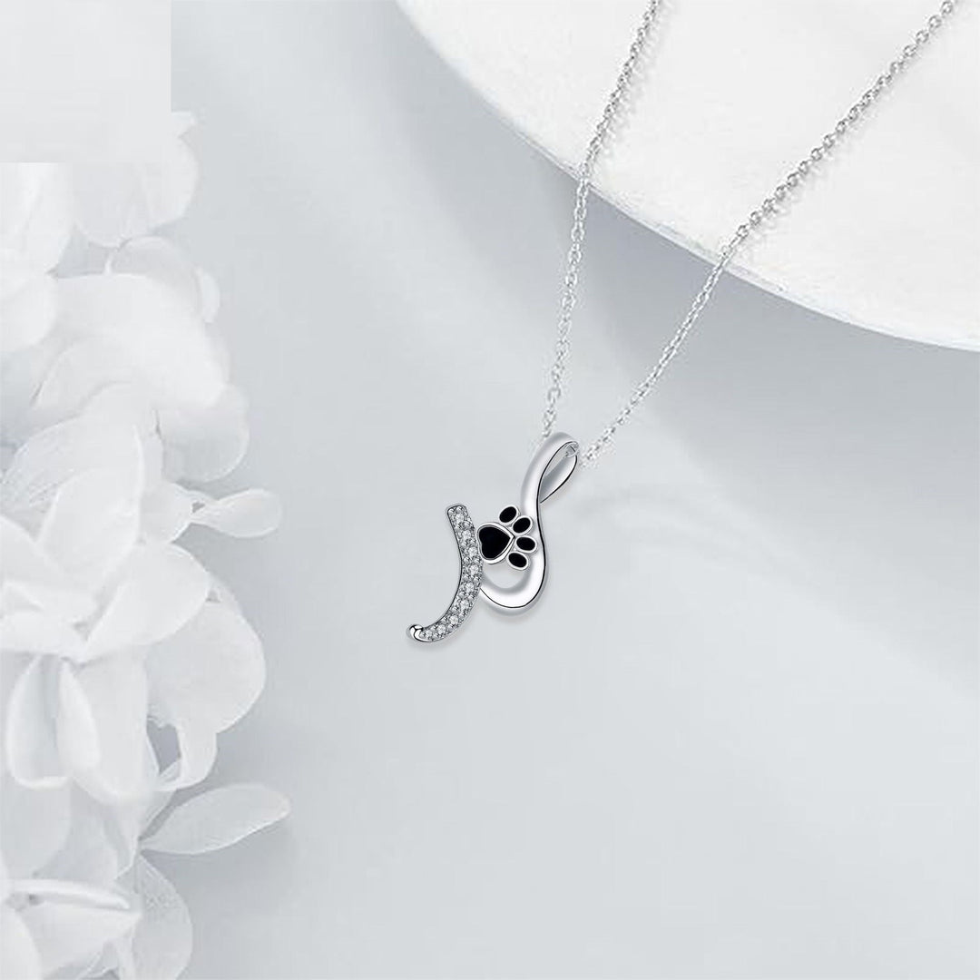 Collier Pendentif Mignonne Empreinte de Patte