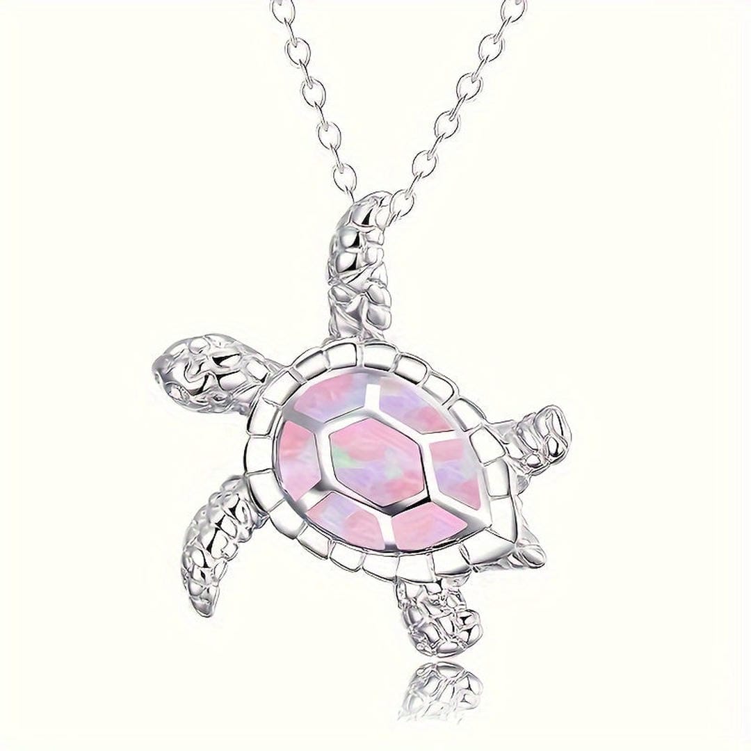 Collier Pendentif Tortue Éclatante