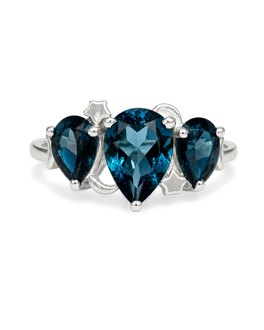 Celestial London Blue Topaz Ring