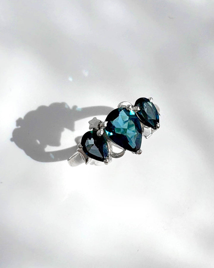 Celestial London Blue Topaz Ring