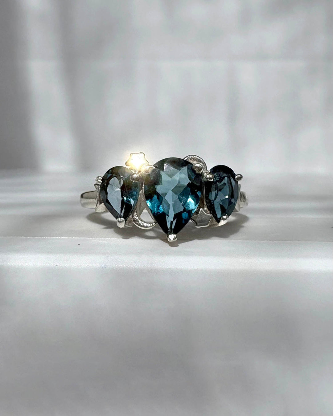 Celestial London Blue Topaz Ring