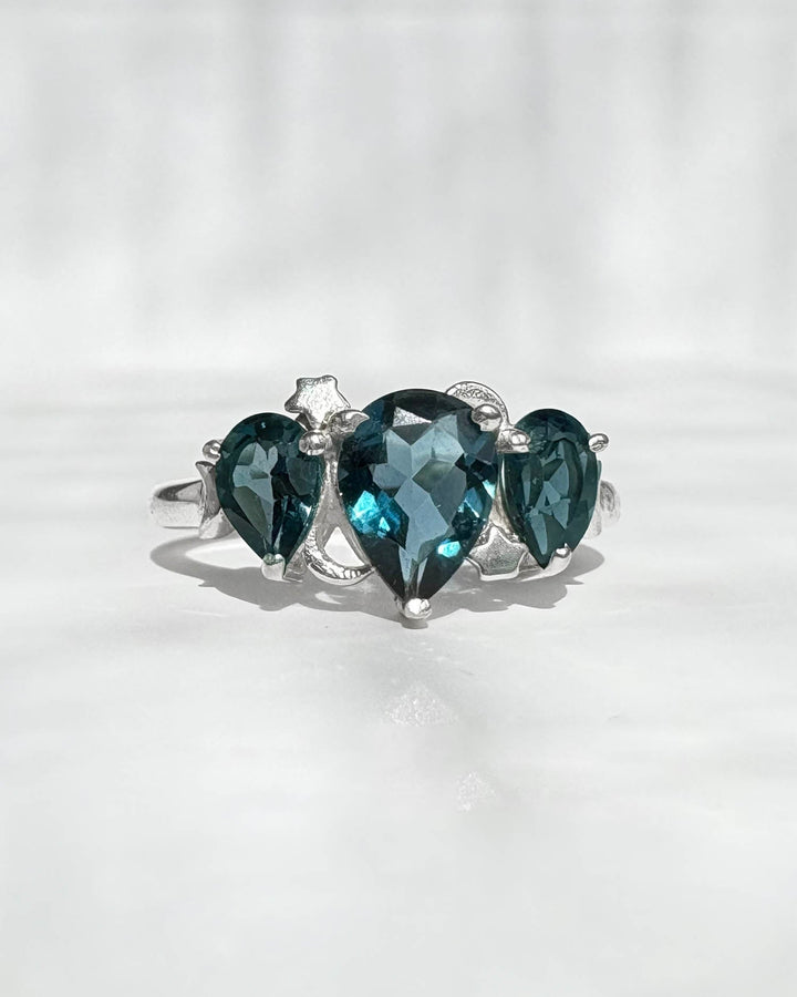 Celestial London Blue Topaz Ring