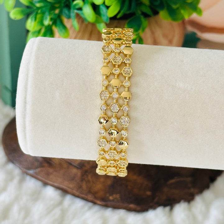 Bracelet Jonc Hexagonal Gavriella